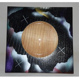 Square-Edged Bowl with Starry Night Sky