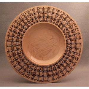 Maple Platter: Window Frame 3D Design
