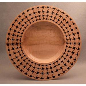 Maple Platter: Zentangle Design