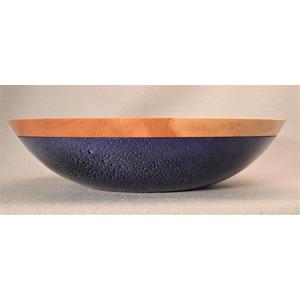 Beech Bowl with 3D Raindrop Pattern